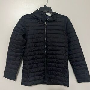 Lands End kids black XL winter puffer coat.